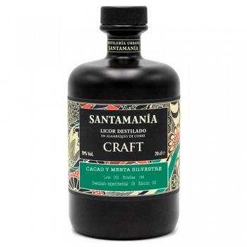 Santamania Licor de Cacao y Menta Silvestre 0,70