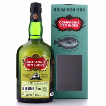 COMPAGNIE DES INDES EL SALVADOR 9 ANS (2007) SINGLE CASK 43º CIHUATAN