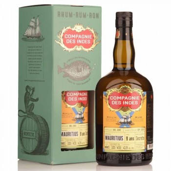 COMPAGNIE DES INDES MAURITIUS  9 ANS(2010)  SINGLE CASK 42º