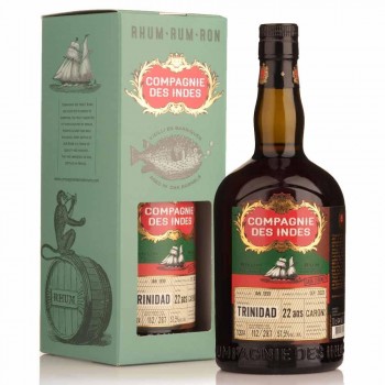 COMPAGNIE DES INDES TRINIDAD CARONI 22 ANS (1998)  SINGLE CASK CASK STRENGHT 57,5º