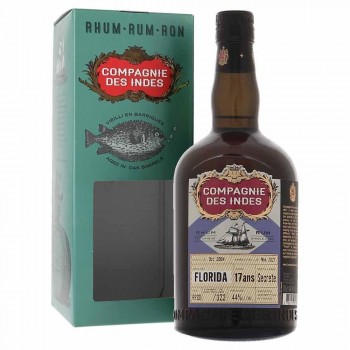 COMPAGNIE DES INDES FLORIDA 17 ANS (2004) SINGLE CASK 44º