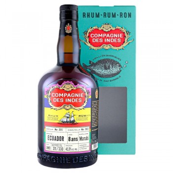 COMPAGNIE DES INDES ECUADOR 8 ANS (2015) I 45º SINGLE CASK MANABI