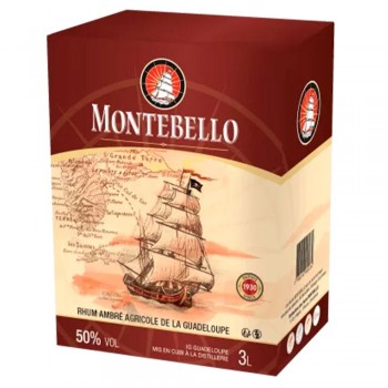 Montebello Rhum Ambre AGRICOLE 50º  3 lt